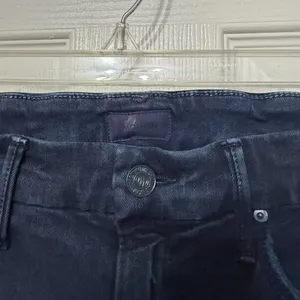Mother Denim Midnight Blue Wash High Waisted Looker Ankle‎ Fray Jeans thumbnail 5