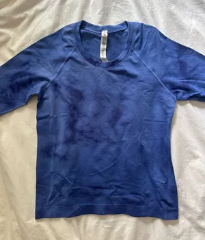 Lululemon Blue Tie-Dye Long Sleeve Swiftly Tech thumbnail 1