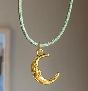 Handmade moon boho necklace🌛 thumbnail 1