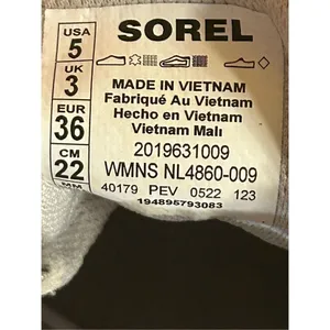 SOREL Out N About III Low Sneaker Women's Size US 5 Moonstone/Dove thumbnail 8