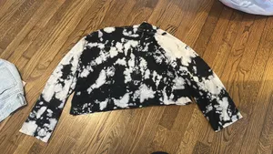 Blank Paige Cropped tie die boutique long sleeve thumbnail 2