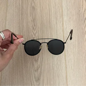 Princess Polly Black Aviator Sunglasses thumbnail 3