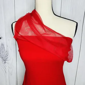 Lucy in the Sky Mini Dress Sz S Red Cocktail Party Night Out thumbnail 2