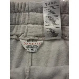 Danskin Size M Women’s Light Gray Elastic & Tie at Waste Jogger Sweatpants thumbnail 7