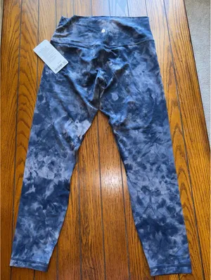 Lululemon Align High Rise 25” Diamond Dye Lunar Rock True Navy Size 10 NWT thumbnail 2