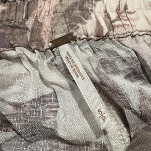 Free People Pants Wide Leg High Rise Harem Cottage Boho Culotte Tropical‎ Small thumbnail 3