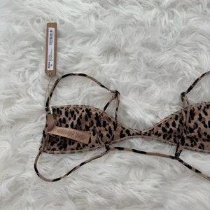 Skims Fits Everybody Micro Skimpy Bralette Sienna Jaguar Print Size Medium thumbnail 6