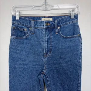 Madewell The Perfect Vintage Jean Haight Wash Y2K‎ Mom Jean High Rise Size 26 thumbnail 3