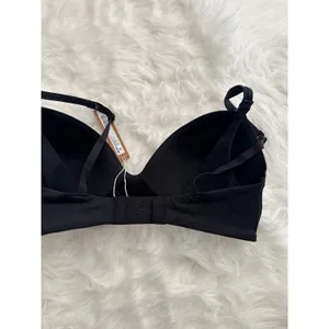 Skims Wireless Form Maternity T-Shirt Demi Nursing Bra Onyx Size 32D thumbnail 7