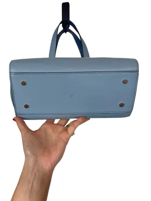 Kate Spade Mini Mina Magnolia Street Eyelet Satchel Blue Dawn/Constellation Blue thumbnail 8