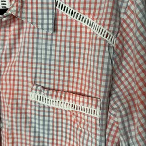 Ariat Women Size XL Pink Gray Checked Long Sleeve Button Up Canyon Western Shirt thumbnail 4