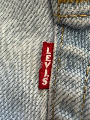 Levis Premium 501 Big E Cropped Jeans Womens 30 Light Wash Straight Leg Denim thumbnail 12