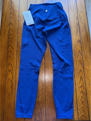 Lululemon Align With Pockets High Rise 25” Clubhouse Blue Size 6 NWT thumbnail 2