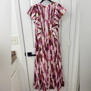 Anthropologie Maeve The Cassandra Maxi Dress Size XS thumbnail 6