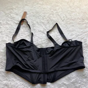 SKIMS Corset Bra Collection Balconette Bra Onyx Black CR-BRA-3240 Size 46D NWT thumbnail 4
