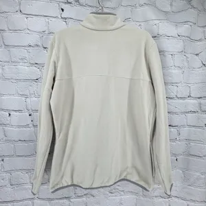 Columbia Fleece Jacket Women's XL Ivory Mountain Crest Full Zip Pockets thumbnail 2