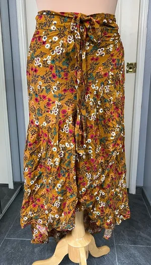 Hayden‎ Floral Cottagecore MIDI Wrap Skirt thumbnail 1