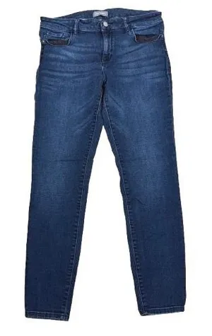 DL1961 Emma Low Rise Skinny Jeans Nicholson Dark Wash Stretch‎ Denim Size 30 thumbnail 1