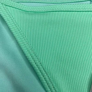 Peixoto Tinga Triangle Cheeky Bikini Bottom Thin Side Straps Mint Rib XS thumbnail 6