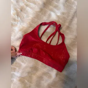 Lululemon Athletica Vibrant Red Sports Bra thumbnail 2