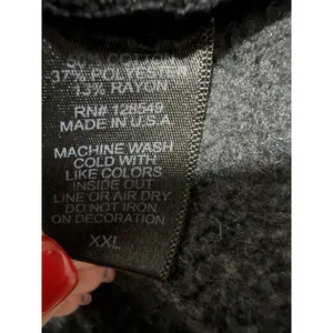 Aviator Nation 5‎ Stripe Zip Up Hoodie Charcoal/Blue Size 2XL thumbnail 10