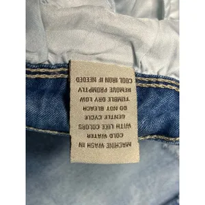 Elite Jeans Ripped Destroyed Blue Jeans‎ High Rise Punk Bohemian Sz 13/14 thumbnail 10