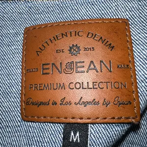 En Jean Stylish Blue Denim Vest Size M thumbnail 10