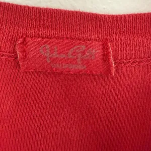John Galt Brandy Melville Red Heathered Baby Tee Short Sleeve Crop Top One Size thumbnail 3