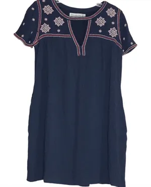 Abercrombie short sleeve navy dress xs‎ thumbnail 1