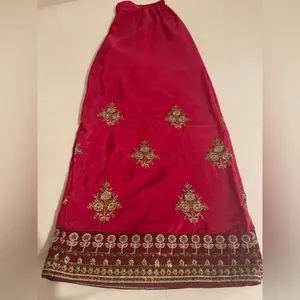 Red Raspberry Embroidered Wide thumbnail 5