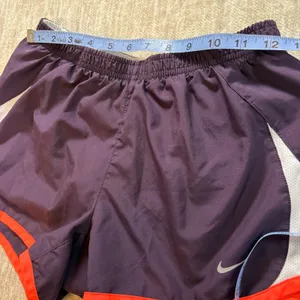 Nike Womens Running Shorts‎ Small Purple White Orange With Liner Active Dri-Fit thumbnail 7