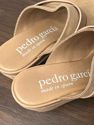 Pedro Garcia Tan Suede Fabia Platform Clog Mules in Camel Castoro thumbnail 7