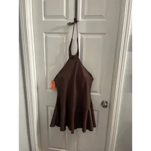 Joyspels Women’s Athletic Tennis Dress Brown Size L New With Tag thumbnail 3