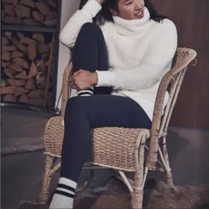 Athleta Nirvana Sherpa Funnel Neck Sweatshirt Size XS‎ thumbnail 3