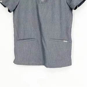 FIGS Casma Technical Collection Scrub Top Women's Size S Gray Healthcare Uniform thumbnail 5