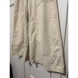 BDG Urban Outfitters Cream Corduroy Wide Leg Skate Carpenter Pants 28 waist sz 4 thumbnail 6