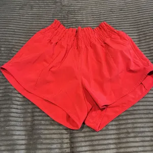 CRZ YOGA Women's Red Athletic Shorts Elastic Waist Zip Pocket Size XXS 00 thumbnail 2