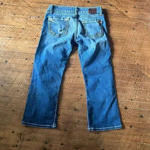 BKE distressed Stella western 26x22 cropped low rise jeans thumbnail 5