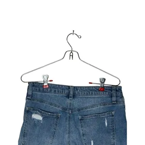 Anthropologie Women's‎ Shorts Button Fly Distressed Distressed Raw Hem Denim 27 thumbnail 9