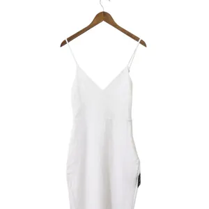 Lulus Stun Like Me White Bodycon Trumpet Hem Midi Dress size L NWT thumbnail 6