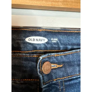 Old Navy dark wash Flare Ankle jeans thumbnail 5