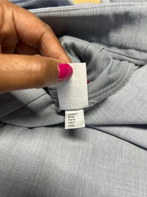 Ann Taylor Side Zip Straight Pants Gray Size 8 Curvy Fit Bi-Stretch thumbnail 10