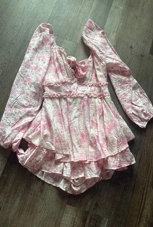 Altar'd State Flower Romper thumbnail 1