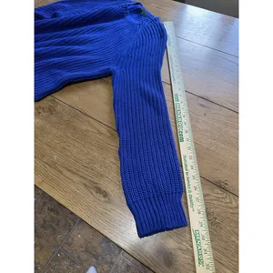 Lauren Ralph Lauren Women’s Large‎ Knit Cotton Crewneck Sweater Blue Office City thumbnail 6
