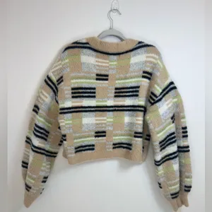 Kendall &‎ Kylie Multicolor Striped Cardigan thumbnail 3