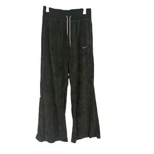 Nike Sweats Size S Terrycloth Wide Leg High Rise Olive Green thumbnail 3