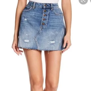 Free people we the free womens denim a line‎ mini skirt size 25 thumbnail 2
