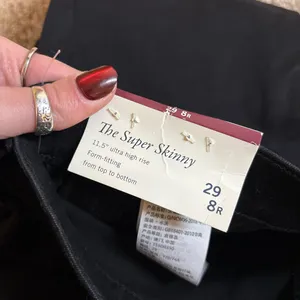 Abercrombie Ultra High Rise Super Skinny jeans Black thumbnail 5