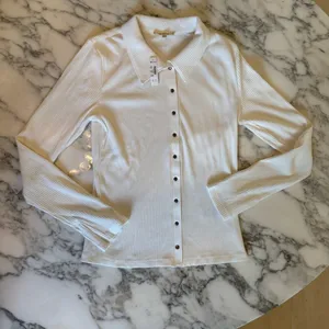NWT Madewell Winter White Snap-Front Cardigan Sweater Top Size Medium thumbnail 6