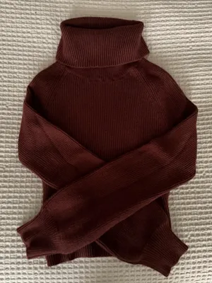 Crescent Brown Turtleneck Sweater thumbnail 1